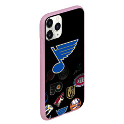 Чехол для iPhone 11 Pro Max матовый NHL St. Louis Blues - фото 2