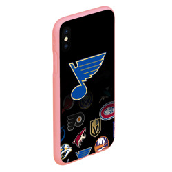 Чехол для iPhone XS Max матовый NHL St. Louis Blues - фото 2