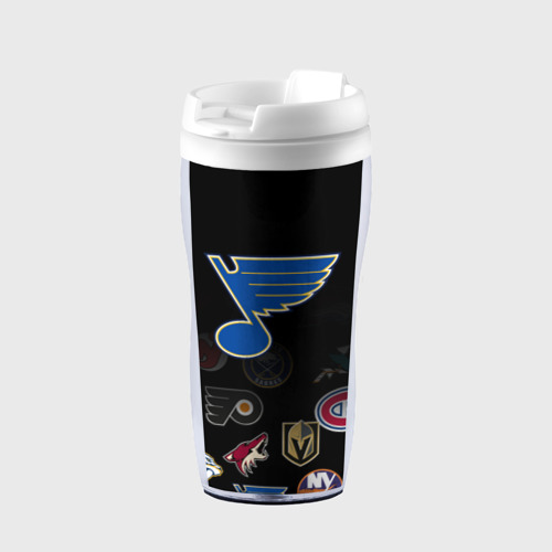 Термокружка-непроливайка NHL St. Louis Blues, цвет белый