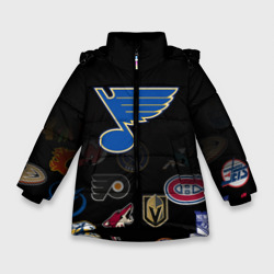 Зимняя куртка для девочек 3D NHL St. Louis Blues