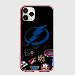 Чехол для iPhone 11 Pro Max матовый NHL Tampa Bay Lightning
