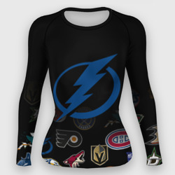 Женский рашгард 3D NHL Tampa Bay Lightning