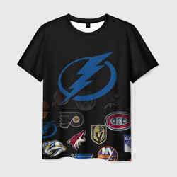 Мужская футболка 3D NHL Tampa Bay Lightning