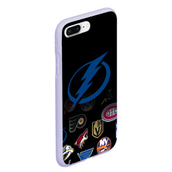 Чехол для iPhone 7Plus/8 Plus матовый NHL Tampa Bay Lightning - фото 2