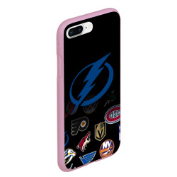 Чехол для iPhone 7Plus/8 Plus матовый NHL Tampa Bay Lightning - фото 2