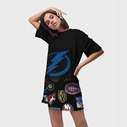 Платье-футболка 3D NHL Tampa Bay Lightning - фото 2