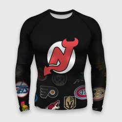 Мужской рашгард 3D NHL New Jersey Devils