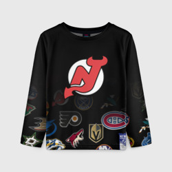 Детский лонгслив 3D NHL New Jersey Devils