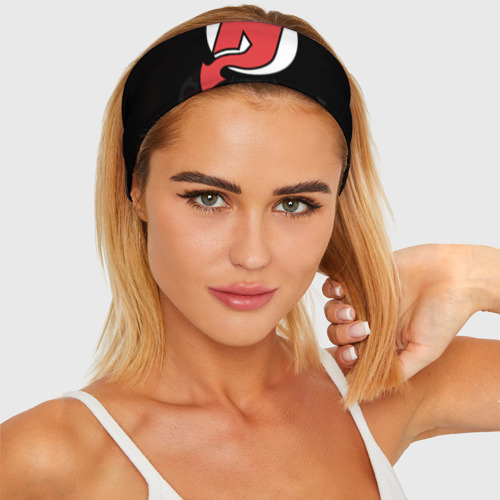 Повязка на голову 3D NHL New Jersey Devils - фото 3