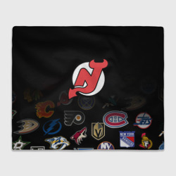 NHL New Jersey Devils – Плед 3D с принтом купить со скидкой в -14%