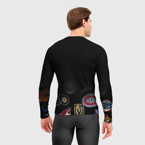 Мужской рашгард 3D NHL New Jersey Devils, цвет 3D печать - фото 4