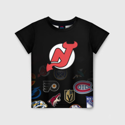 Детская футболка 3D NHL New Jersey Devils