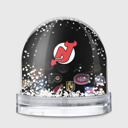 Игрушка Снежный шар NHL New Jersey Devils