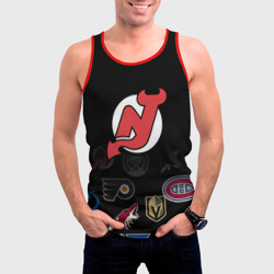 Мужская майка 3D NHL New Jersey Devils - фото 2