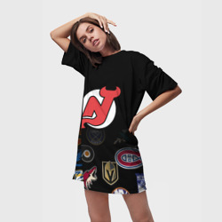 Платье-футболка 3D NHL New Jersey Devils - фото 2