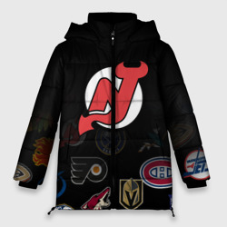 Женская зимняя куртка Oversize NHL New Jersey Devils