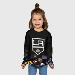 Детский лонгслив 3D NHL Los Angeles Kings - фото 2