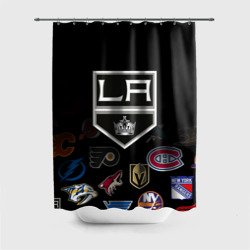 Штора 3D для ванной NHL Los Angeles Kings