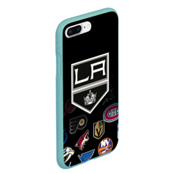 Чехол для iPhone 7Plus/8 Plus матовый NHL Los Angeles Kings - фото 2