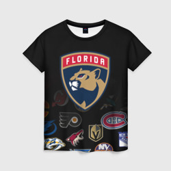 Женская футболка 3D NHL Florida Panthers