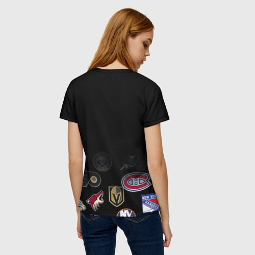 Женская футболка 3D NHL Florida Panthers, цвет 3D печать - фото 4