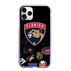 Чехол для iPhone 11 Pro матовый NHL Florida Panthers