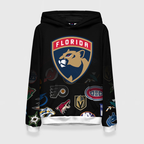 Женская толстовка 3D NHL Florida Panthers, цвет 3D печать