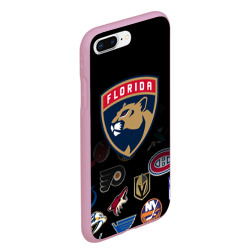 Чехол для iPhone 7Plus/8 Plus матовый NHL Florida Panthers - фото 2