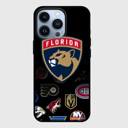 Чехол для iPhone 13 Pro NHL Florida Panthers