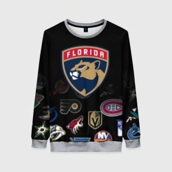 Женский свитшот 3D NHL Florida Panthers