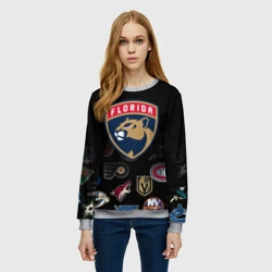 Женский свитшот 3D NHL Florida Panthers - фото 2