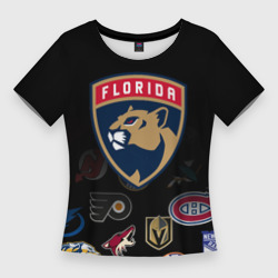 Женская футболка 3D Slim NHL Florida Panthers