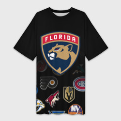 Платье-футболка 3D NHL Florida Panthers
