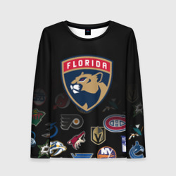 Женский лонгслив 3D NHL Florida Panthers