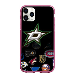 Чехол для iPhone 11 Pro Max матовый NHL Dallas Stars