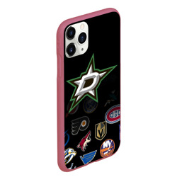 Чехол для iPhone 11 Pro Max матовый NHL Dallas Stars - фото 2