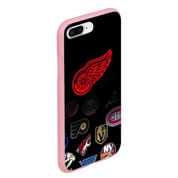 Чехол для iPhone 7Plus/8 Plus матовый NHL Detroit Red Wings - фото 2