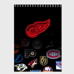 Скетчбук NHL Detroit Red Wings