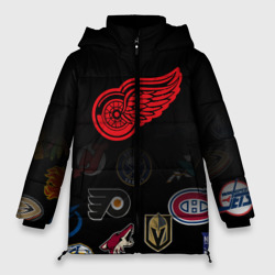 Женская зимняя куртка Oversize NHL Detroit Red Wings