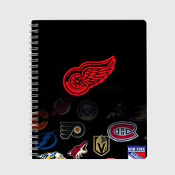 Тетрадь NHL Detroit Red Wings