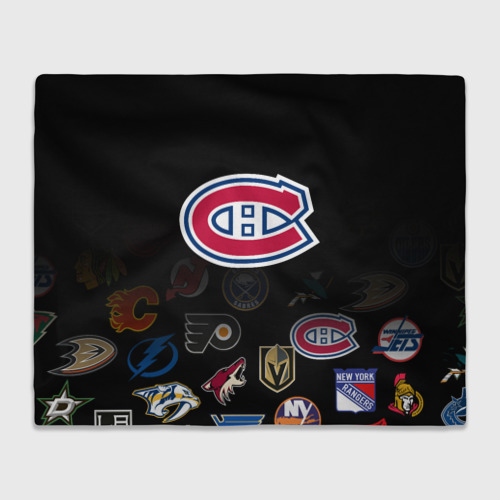 Плед 3D NHL Canadiens de Montr?al, цвет 3D (велсофт)