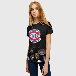 Женская футболка 3D NHL Canadiens de Montr?al - фото 2