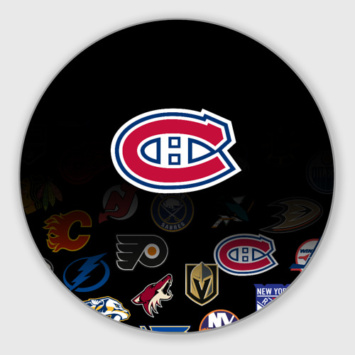 Круглый коврик для мышки NHL Canadiens de Montr?al