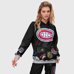 Женский костюм с толстовкой 3D NHL Canadiens de Montr?al - фото 2