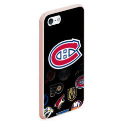 Чехол для iPhone 5/5S матовый NHL Canadiens de Montr?al - фото 2