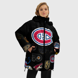 Женская зимняя куртка Oversize NHL Canadiens de Montr?al - фото 2