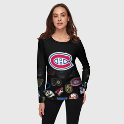 Женский лонгслив 3D NHL Canadiens de Montr?al - фото 2