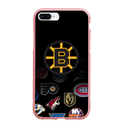 Чехол для iPhone 7Plus/8 Plus матовый NHL Boston Bruins