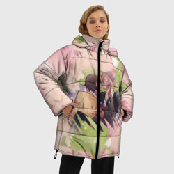 Женская зимняя куртка Oversize Дазай и Чуя - фото 2