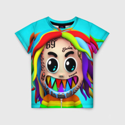 Детская футболка 3D 6ix9ine